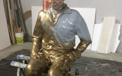 Escultura hiperrealista de poliestireno expandido (EPS)