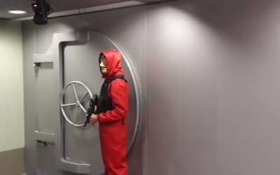Escape Room La Casa de Papel. Elementos escénicos