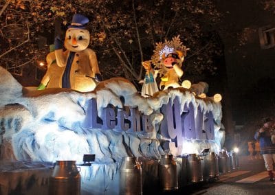 arbol en cabalgata Leche Gaza en zamora 2