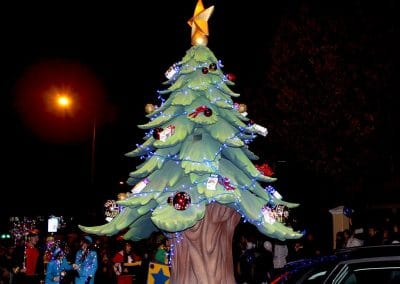 arbol en cabalgata Leche Gaza en zamora