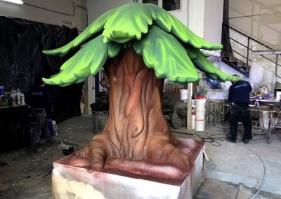 detralle arbol para carroza navidad