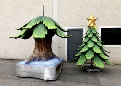 árbol para carroza navidad