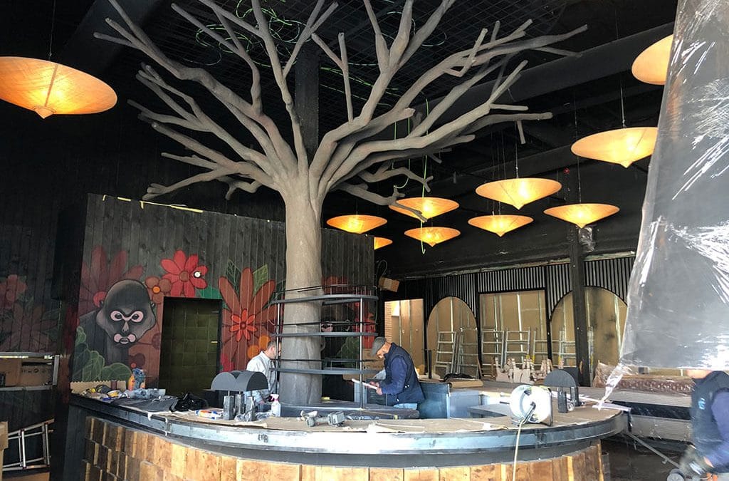 Decoración de la nueva barra de Chido Castizo & Chingón