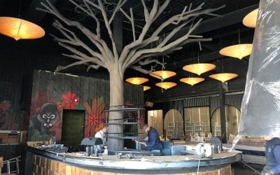 Decoración de la nueva barra de Chido Castizo & Chingón