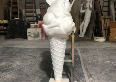 Helado Ficticio escultura sin endurecedor