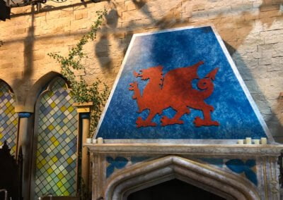 Detalle Castilllo Medieval Master Chef junior chimenea